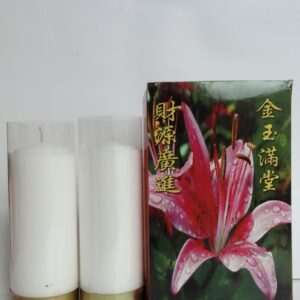Lilin Lotus Putih 1kt /psg