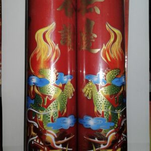 Lilin Naga Giok Long Merah 10 Kati Ukuran : Tinggi 50 Cm Diameter 13 Cm