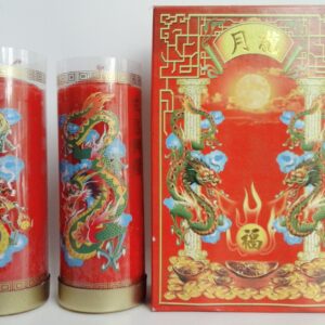 Lilin Naga Ye-Long Merah 1 Kati Ukuran : Tinggi 15 Cm Diameter 5,5 Cm