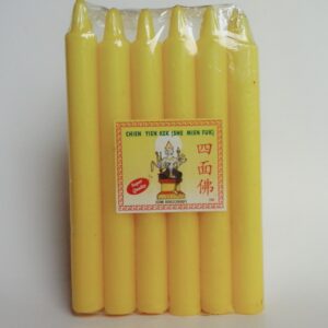 Lilin Kuning Size : 120 Isi 12 Batang @ Tinggi 17 Cm Diameter 1,5 Cm