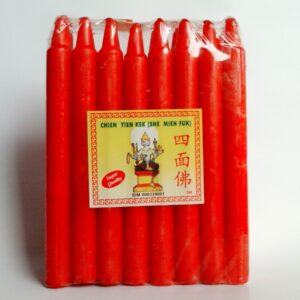 Lilin SMF Merah Size 240 Isi 24 Batang @ Ukuran 14 Cm Diameter 1 Cm