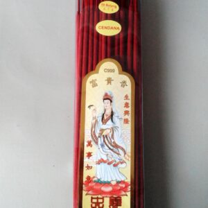 Hio Kwanim 999 Cendana 50 Batang Merah Mika